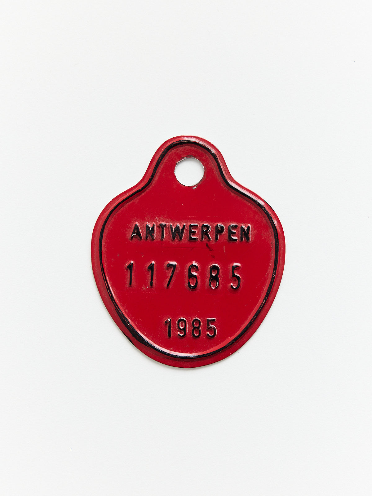 Bike Tax-Tag Antwerp 1985